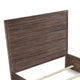 Cas Sengon Tekik Low Profile Panel California King Bed Rough Hewn Brown
