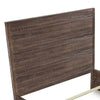 Cas Sengon Tekik Low Profile Panel King Bed Rough Hewn Brown