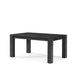 63-94 Inch Pim Acacia Wood Dining Table, 2 Extension Leaves, Graphite Gray