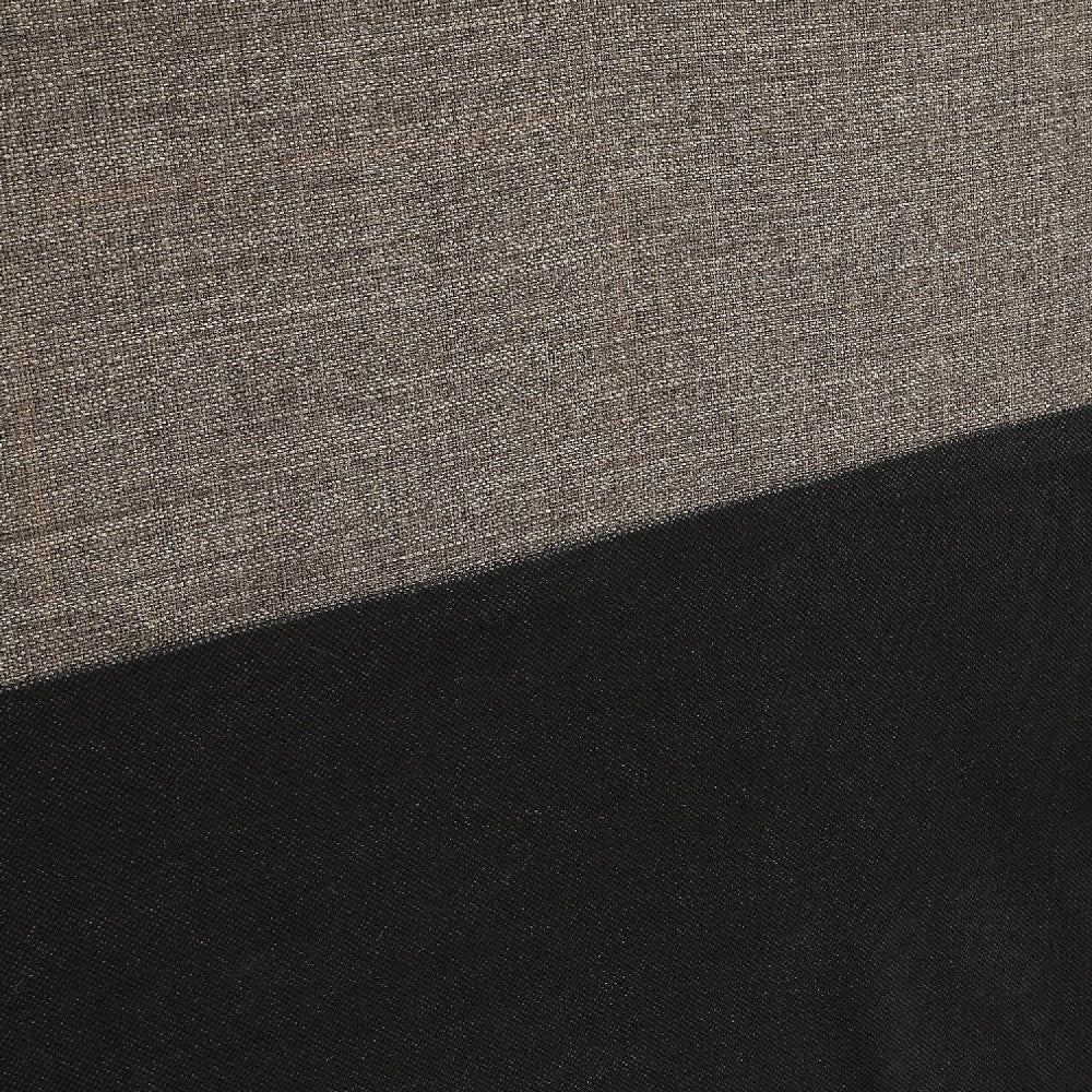 Rue King Headboard High Rolled Back Button Tufted Linen Gray BM274114