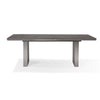 Axel 82 - 100 Inch Extendable Soild Mahogany Wood Dining Table Gray BM274120