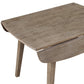 Moe 21 Inch Wood Dining Table 2 Drop Leaves Brushed Brown By Casagear Home BM274320