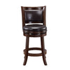 Pal Swivel Counter Stool | 24’’ | Faux Leather | Cappuccino BM274331