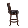 Pal Swivel Counter Stool | 24’’ | Faux Leather | Cappuccino BM274331
