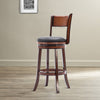 Pal Swivel Barstool | 29" | Bonded Leather | Brown