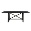 Liu 76 - 96 Inch Dining Table Acacia Wood Extendable Exposed Bolt Brown BM274452