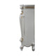Ples 59 Inch Electric Fireplace Carved Scrolled Legs Antique White BM274621