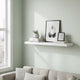 Floating Shelf | 24" | Wall Mounted | Rectangular | White