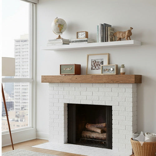 Floating Shelf | 24" | Wall Mounted | Rectangular | White