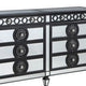 Koda 68 Inch 8 Drawer Wood Dresser Mirror Trim Sunburst Black Silver BM275057