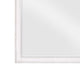 42 Inch Wall Mirror Molded Sleek Wood Frame White By Casagear Home BM275060