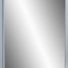 Tyra 39 Inch Wall Mirror Rectangular Wood Frame Gray BM275527