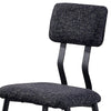 30 Inch Bar Height Chair Padded Seating Metal Legs Black BM275625