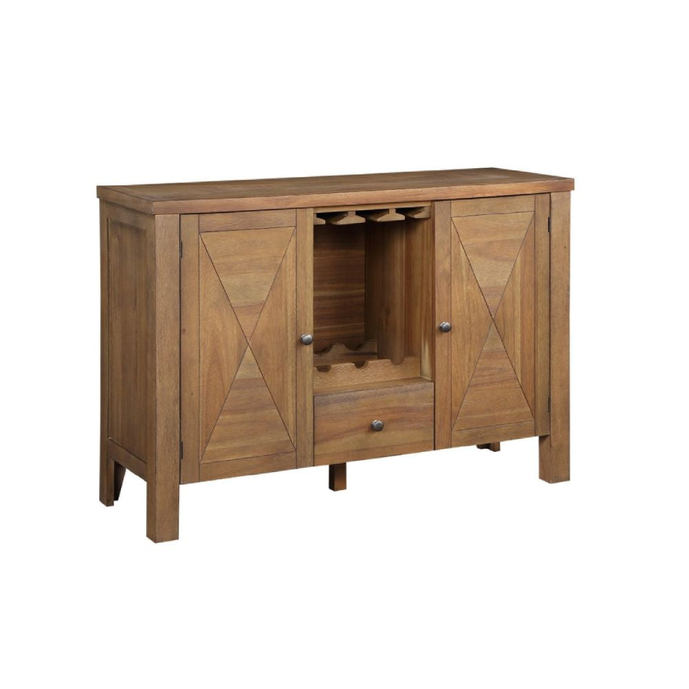 Sideboard Buffet Cabinet | 45" | Bar Storage | Rustic Brown
