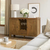 Sideboard Buffet Cabinet | 45" | Bar Storage | Rustic Brown