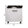 Storage Box | 20" | Caster Wheels | Set of 2 | White