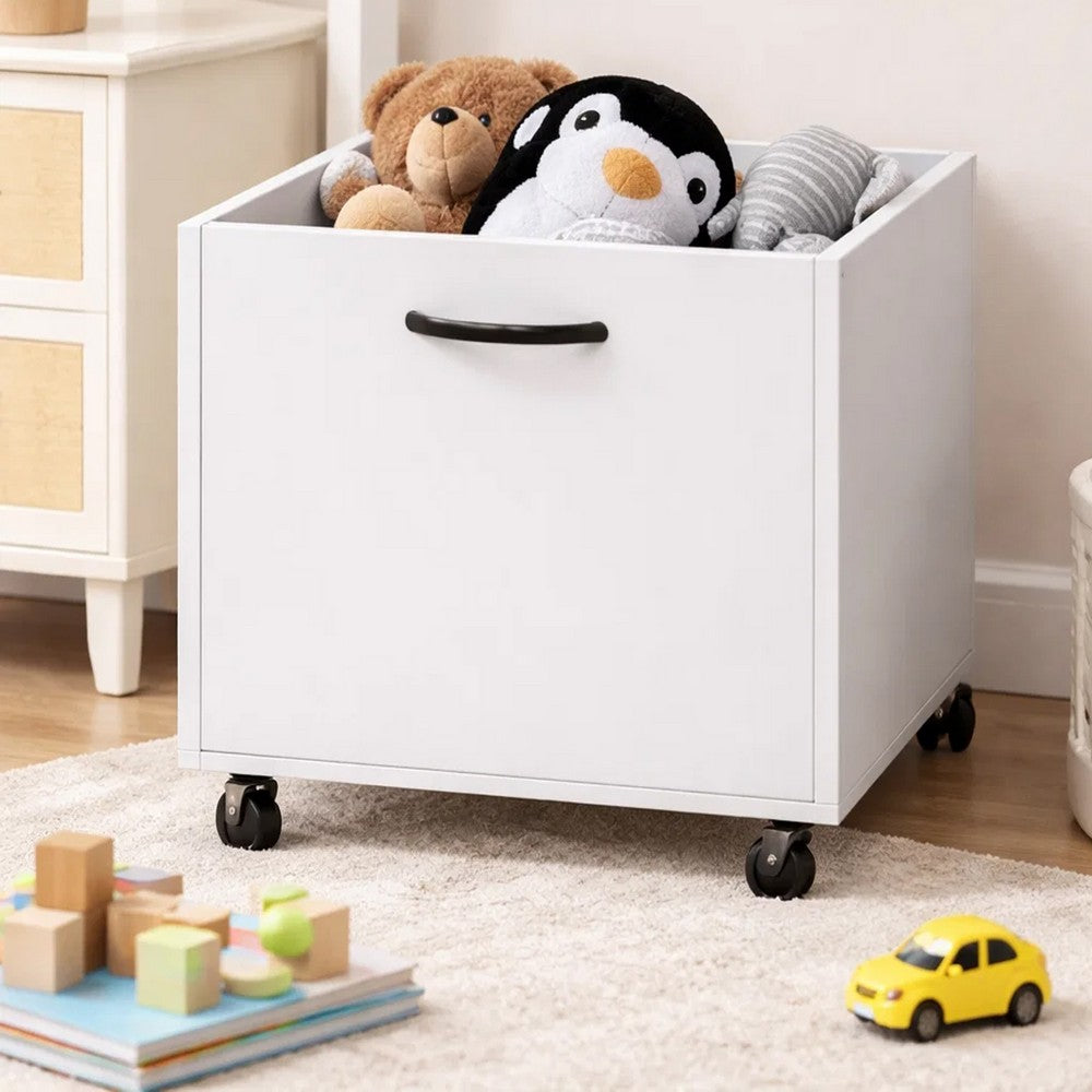 Storage Box | 20" | Caster Wheels | Set of 2 | White