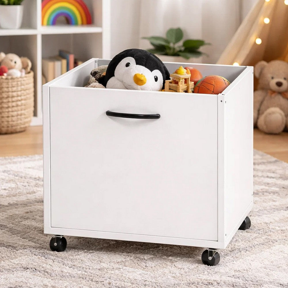 Storage Box | 20" | Caster Wheels | Set of 2 | White