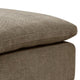 Scott 37 Inch Square Ottoman Removable Pillow Top Cushion Beige BM276223