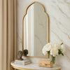 Wall Mirror | 38" | Moroccan Style | Antique Gold
