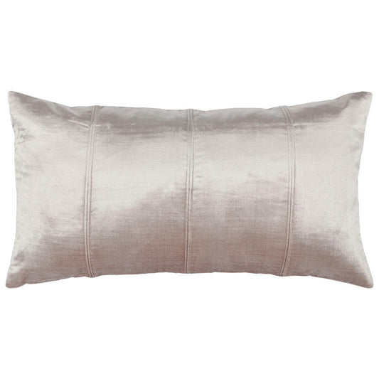 Chad Lumbar Pillow | 26" | Velvet | Plush | Soft Pink