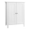 Deavan 31 Inch Wood Bathroom Storage Cabinet 2 Doors Plank Style White By Casagear Home BM277133