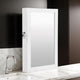 Jewelry Cabinet | 26" | Wall Mount | Mirror Panel | White