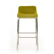 Cid 30 Inch Modern Bar Stool Low Back Metal Legs Green By Casagear Home BM279136