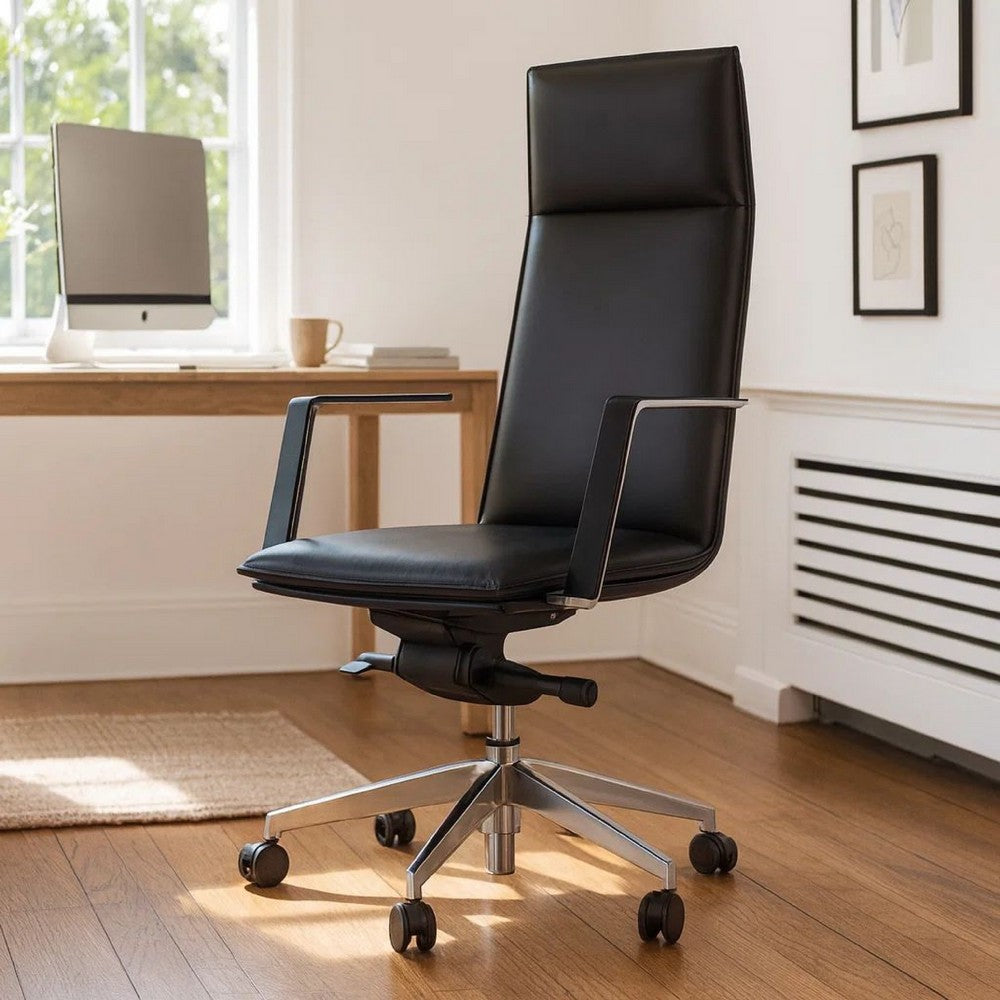 Cid Office Chair | 27" | Swivel | Reclining Tall Back | Dark Gray