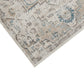 Tyra 5 x 7 Medium Soft Polyester Fabric Floor Area Rug Washable Medallion Pattern Multicolor By Casagear Home BM279715