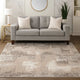 Wyn Area Rug | 7 x 5 | Abstract Pattern | Washable | Gray, Beige