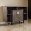 Zale 47 Inch Wood Buffet Sideboard Console, 1 Cabinet, Sled Base, Brown By Casagear Home