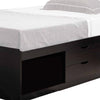 Troy Modern Wood Platform Upholstered Full Size Storage Bed Red Cocoa By Casagear Home BM279746