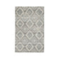 Ari 5 x 7 Modern Area Rug Diamond Pattern Soft Fabric Cream Gray By Casagear Home BM280199