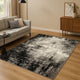 Jude Area Rug | 5 x 7 | Abstract Art Design | Black, Gray