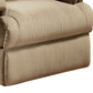 Deby 35 Inch Modern Recliner Foam Cushioned Seat Soft Microfiber Beige By Casagear Home BM280249