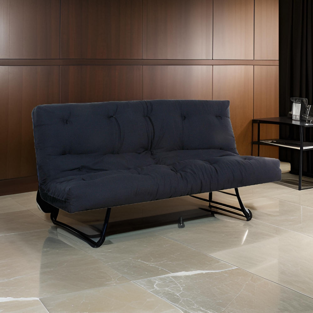 Nab Futon Mattress | 74" | Full | Tufted | Reversible | Black