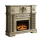Jess Electric Fireplace | 59" | Carved | Remote | Gold