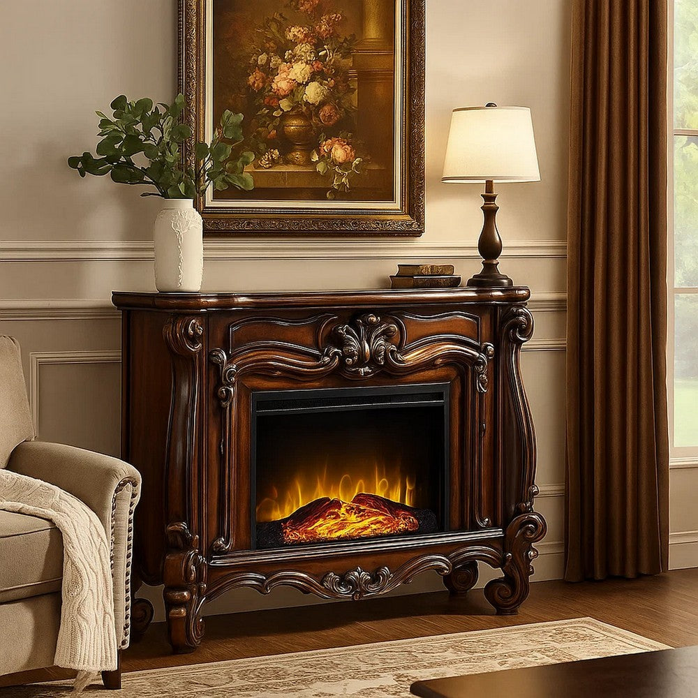 Kai Electric Fireplace | 47" | Classic | Timer | Brown