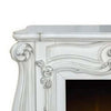 Kai 47 Inch Classic Electric Fireplace Fire Safety Remote Timer White BM280292
