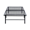 Adel Full Bed | Low Profile | Foldable Metal Frame | Black