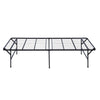 Adel Full Bed | Low Profile | Foldable Metal Frame | Black