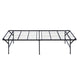 Adel Full Bed | Low Profile | Foldable Metal Frame | Black