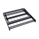 Adel Full Bed | Low Profile | Foldable Metal Frame | Black