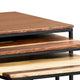 20 18 16 Inch 3 Piece Modern Nesting End Table Set Brown Wood Black BM280464