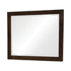 Mirror | 40" | Portrait | Solid Wood Frame | Cappuccino Brown