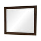 Mirror | 40" | Portrait | Solid Wood Frame | Cappuccino Brown