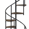 Bookcase | 69" | Spiral Frame | Staircase Style | Brown