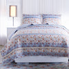 Joa Quilt Set | 3 Piece King | Floral Print | Lace Trim | Multicolor