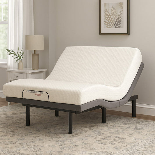 Liza Adjustable King Bed Base, Wireless Remote Ergonomic Head Foot Incline